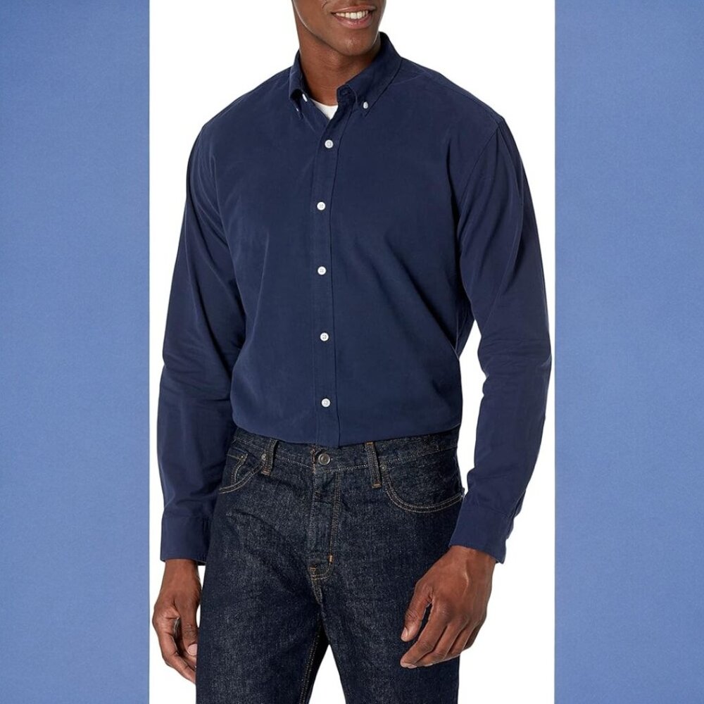 Amazon Essentials  Men's Long Sleeve Casual Oxford Shirt XXL